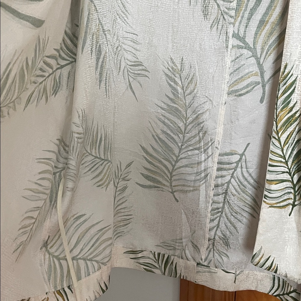 Leaf Print Open Cardigan - Picture 8 of 8